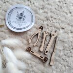 Dodatek do makramy zestaw narzędzi ze sklejki N262