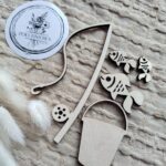 Dodatek do makramy zestaw wędkarza ze sklejki N263