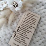 Drewniana tabliczka do makramy 12x5cm SL2