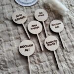 Tabliczka scrapka do makramy na ślub N96