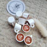 Kawa dodatek do aniołka z makramy 2 cm