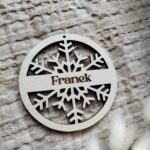 Bombka na choinkę makrama 8cm BN59 20 znaków