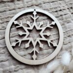 Bombka na choinkę ażurowa makrama BN32