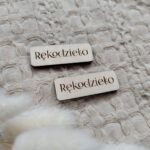 Dodatek do makramy metka ze sklejki N271