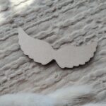 Skrzydełka drewniane gładkie do makramy m77