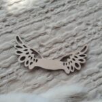 Skrzydełka drewniane ażurowe m80