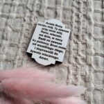 Tabliczka do makramy z HDF 5cm x 3,5cm H20