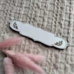 Tabliczka do makramy z HDF 12cm x 3cm H43 150znaków