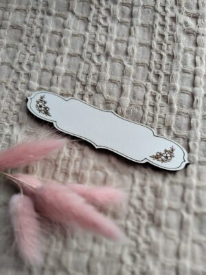 Tabliczka do makramy z HDF 12cm x 3cm H43 150znaków