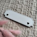 Tabliczka do makramy z HDF 10cm x 3cm  H47  200 znaków