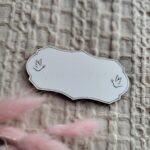 Tabliczka do makramy z HDF 8cm x 4cm  H50  110 znaków