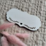 Tabliczka do makramy z HDF 10cm x 4,5cm  H53  250 znaków