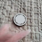 Tabliczka do makramy z HDF  3cm  H57  30 znaków
