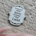 Tabliczka do makramy z HDF 6cm x 5cm H82