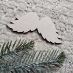 Skrzydełka do makramy drewniane 10cm x 4,3cm BN94