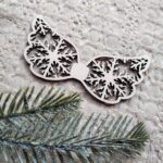 Skrzydełka do makramy drewniane BN104