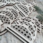 Baza do makramy półbombka na choinkę 10cmx7cm BN108