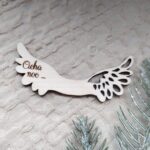 Skrzydełka do makramy drewniane 8cm x 3,5cm BN109