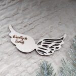 Skrzydełka do makramy drewniane 8cm x 3,5cm BN113