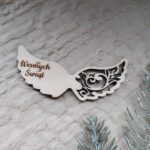 Skrzydełka do makramy drewniane 8cm x 3,5cm BN115