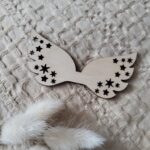 Skrzydełka do makramy drewniane 9cm x 4,5cm BN91