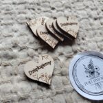 Serce dodatek do makramy dla Nauczyciela 3cm DN33