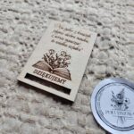 Drewniana zakładka do makramy 8x5,5cm DN34