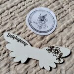 Skrzydełka do makramy z HDF 10cm x 4,5cm H109