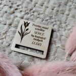 Drewniana zakładka do makramy 4cmx4cm DN42