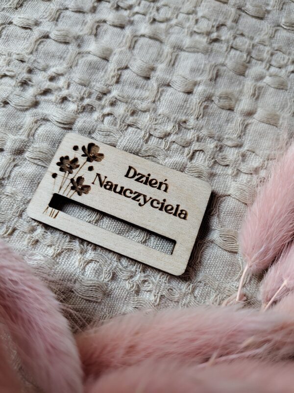 Drewniana zakładka do makramy 5cmx3cm DN41