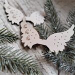 Skrzydełka do makramy drewniane 10cm x 6,5cm BN116