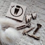 Akcesoria do makramy i rękodzieła lekarz dentysta LEK3
