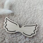 Skrzydełka do makramy drewniane 9cm x 4cm BN119