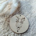 Bombka baza do makramy chwost 6cm BN134