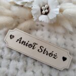 Drewniana tabliczka do makramy 10cmx3cm N197