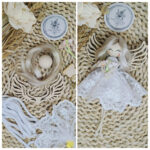 Zestaw do aniołka z makramy AN1