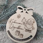 Bombka na choinkę makrama 10cm x 8cm BN161