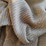 Tkanina złota plisa brokat 0,5m T71