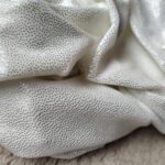 Tkanina minki ecru brokat 0,5m T67