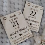 Drewniana tabliczka do makramy 8x6 cm DB17