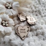 Serduszko drewniane 3cm N500