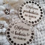 Baza pod kubek z makramy do szydełkowania 10cm DB22