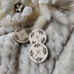 Dodatek do makramy IHS kółko ze sklejki N505