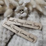 Drewniana tabliczka do makramy 11cmx2cm N506