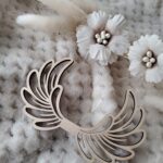 Skrzydełka do makramy drewniane 11cmx6,5cm M100