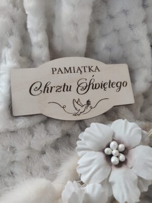 Drewniana tabliczka do makramy 9cmx5cm N511