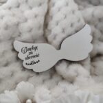 Skrzydełka do makramy z HDF 8,5cm x3,8cm H142  35 znaków