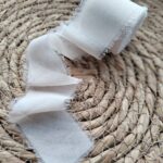 Wstążka limitowana beż na metry 1m T77