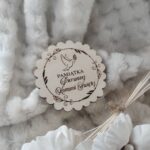 Drewniana tabliczka do makramy 5cm N519