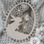 Drewniana baza do makramy 20cm Wielkanoc BAZ51